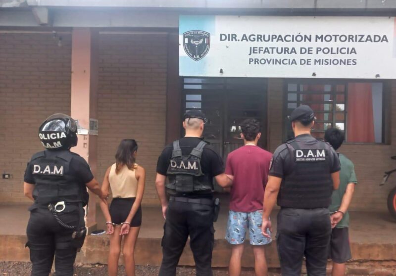 cinco personas detenidas