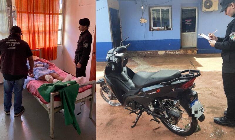 robo moto despiste alem