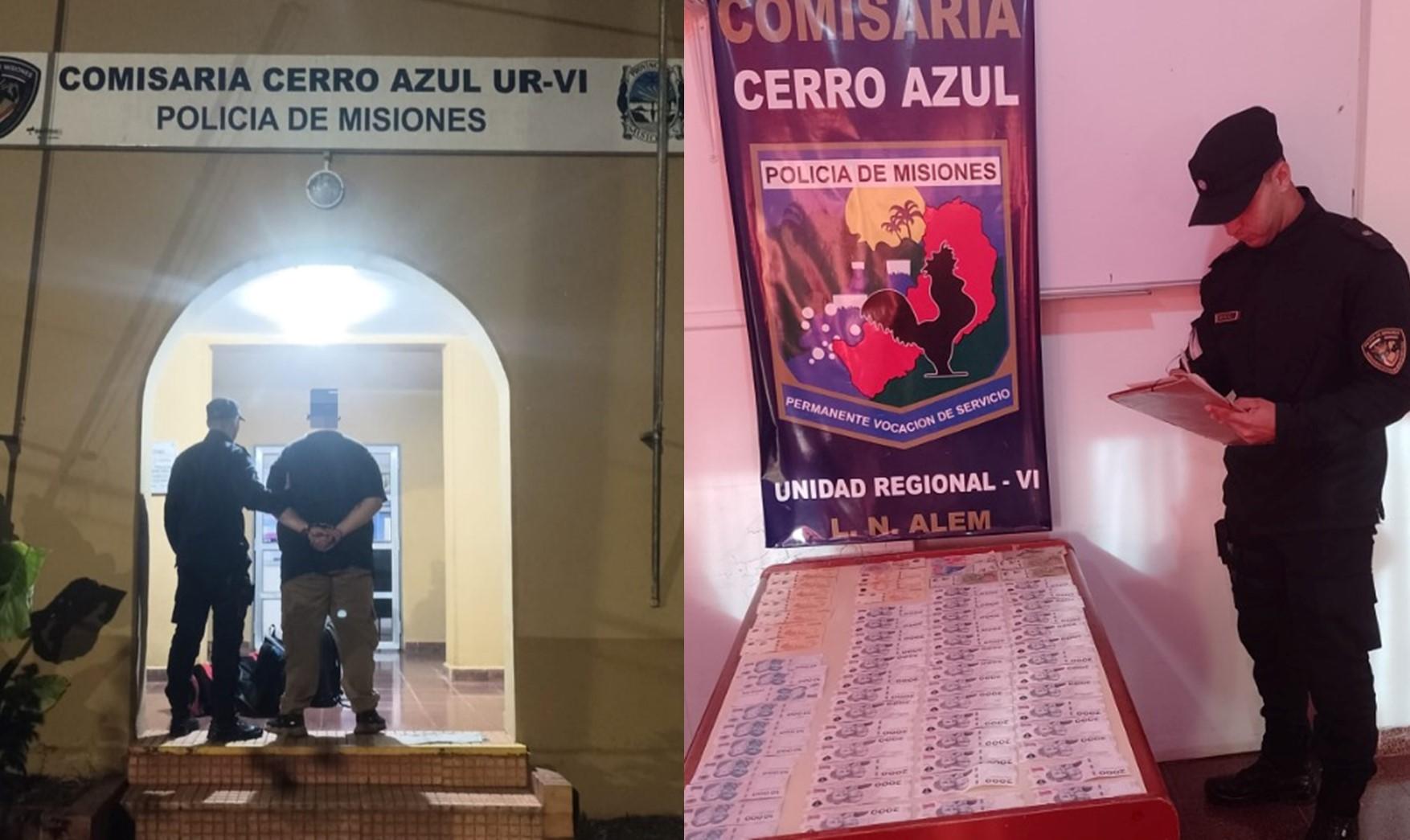 robo dincero cumpleñero cerro azul