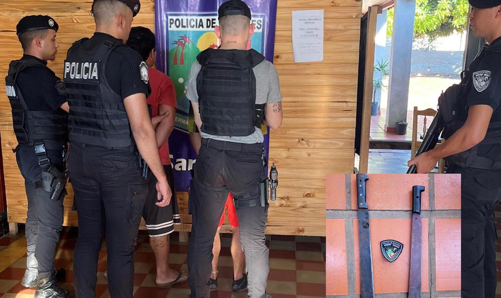 machete vecino san javier