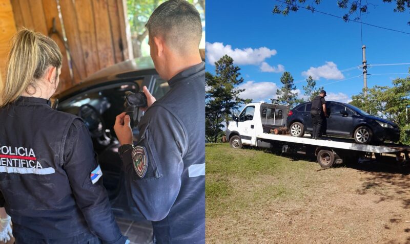 auto choque dos hermanas