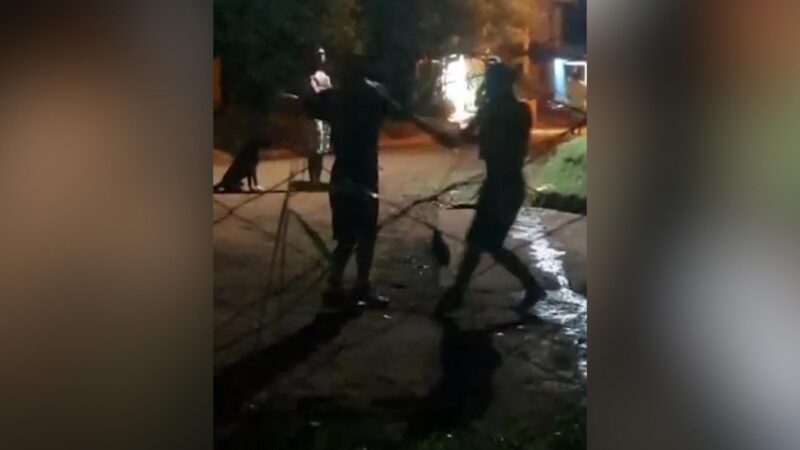 pelea ojota apostoles