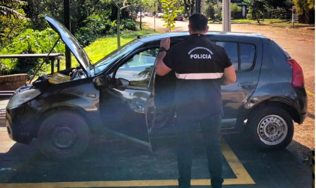 secuestro auto robado obera sandero