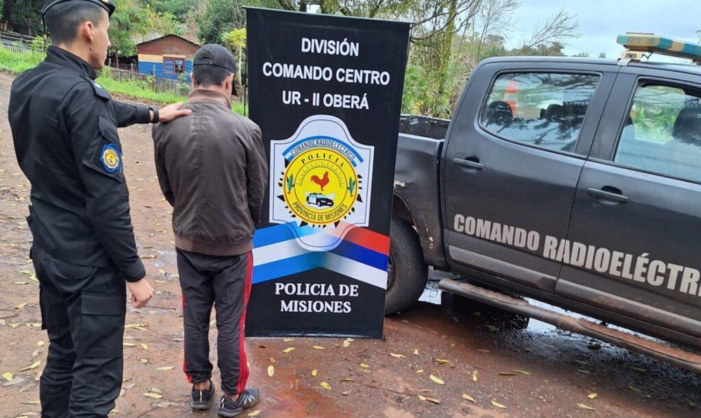 detenido vilencia familiar obera