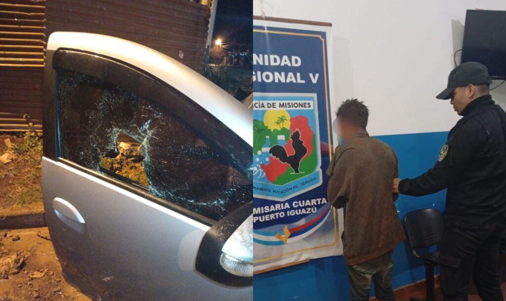 ventanilla auto detenido iguazu