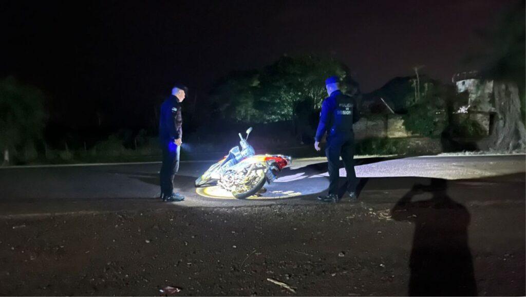 motociclista despiste 20 de junio alem