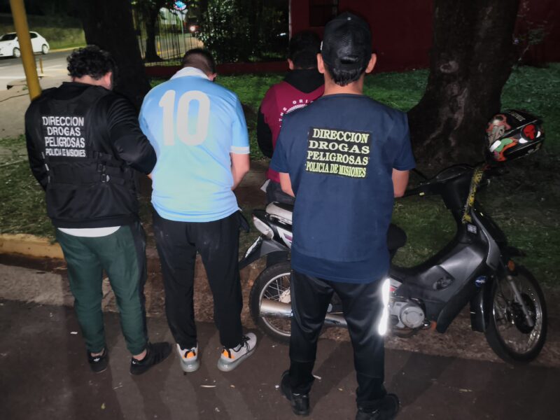 droga detenidos zona oeste posadas