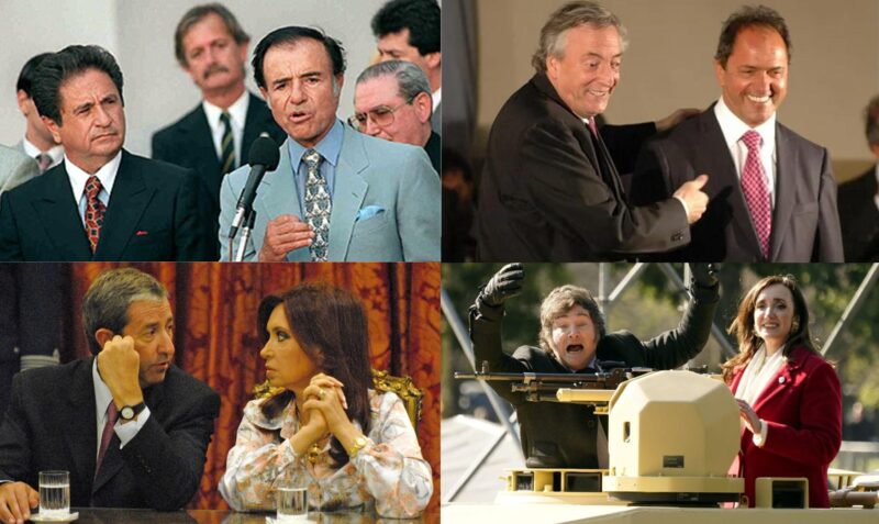 vicepresidentes argentina pelea