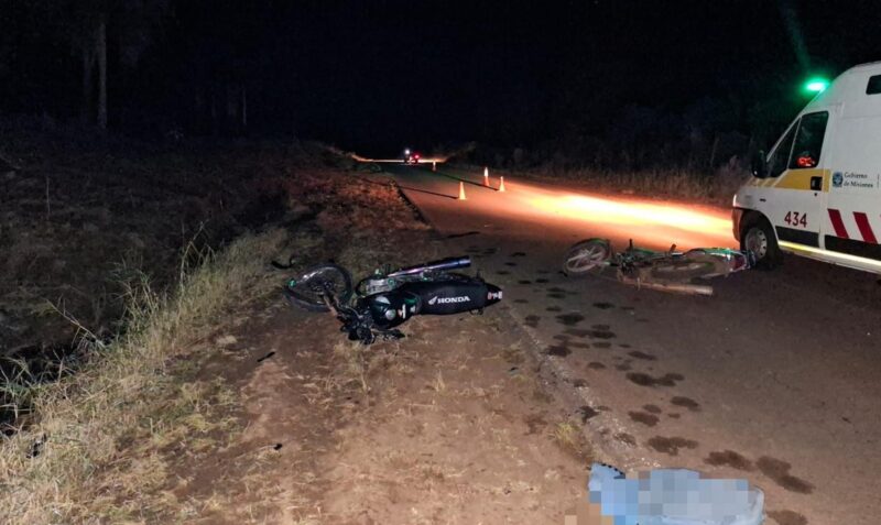 choque motos ruta niño jesus