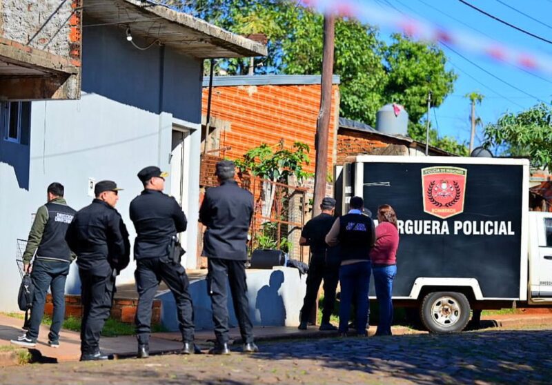 Triple crimen en barrio San Lorenzo de Posadas