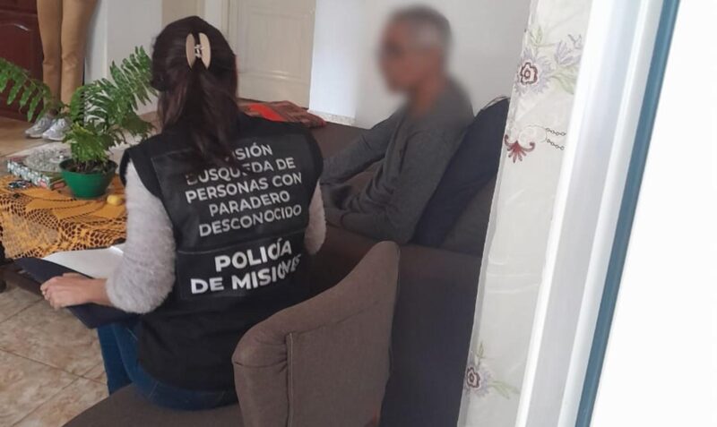 Hombre desaparecido en Posadas