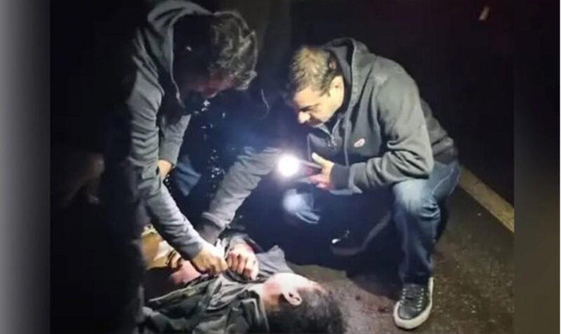 choque moto alem ruta 4 herrera