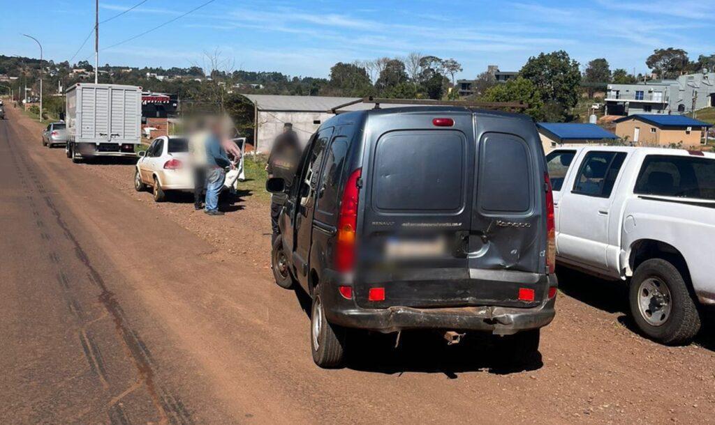 choque en cadena en San Vicente