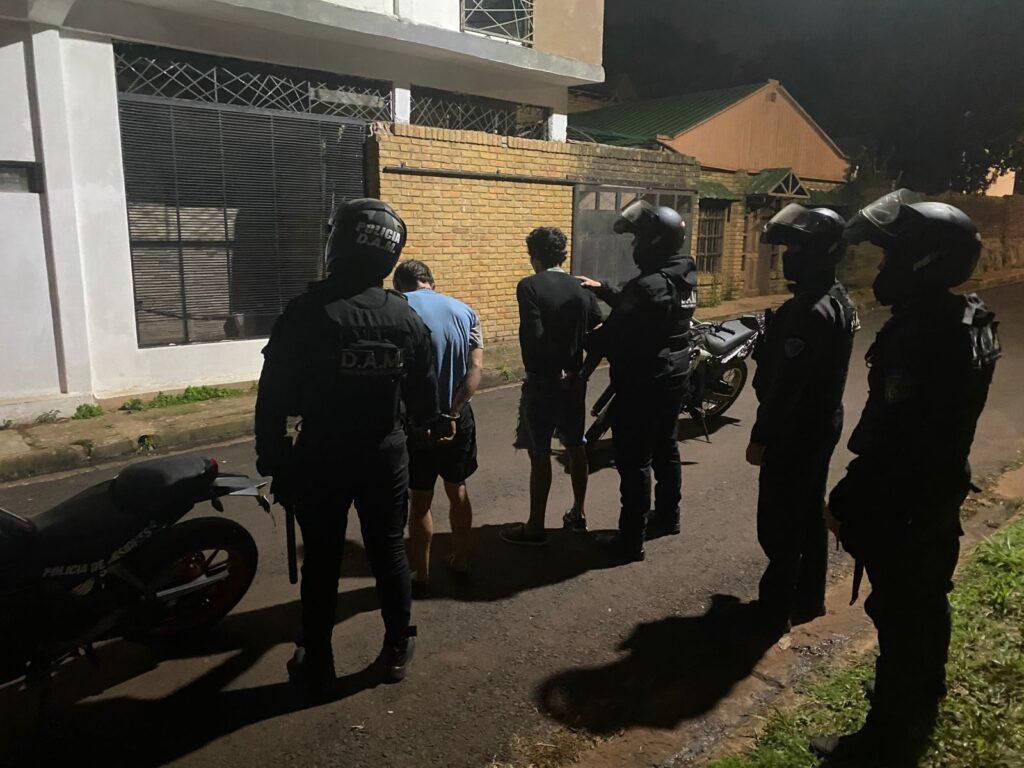 operativos simultaneso 9 detenidos