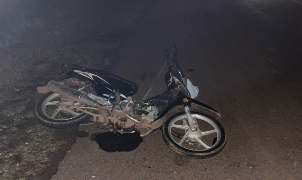 cerro azul choque moto