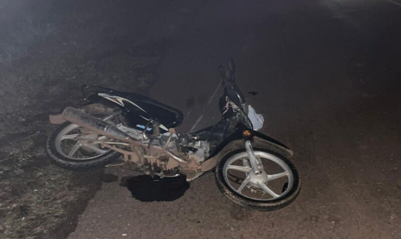 cerro azul choque moto