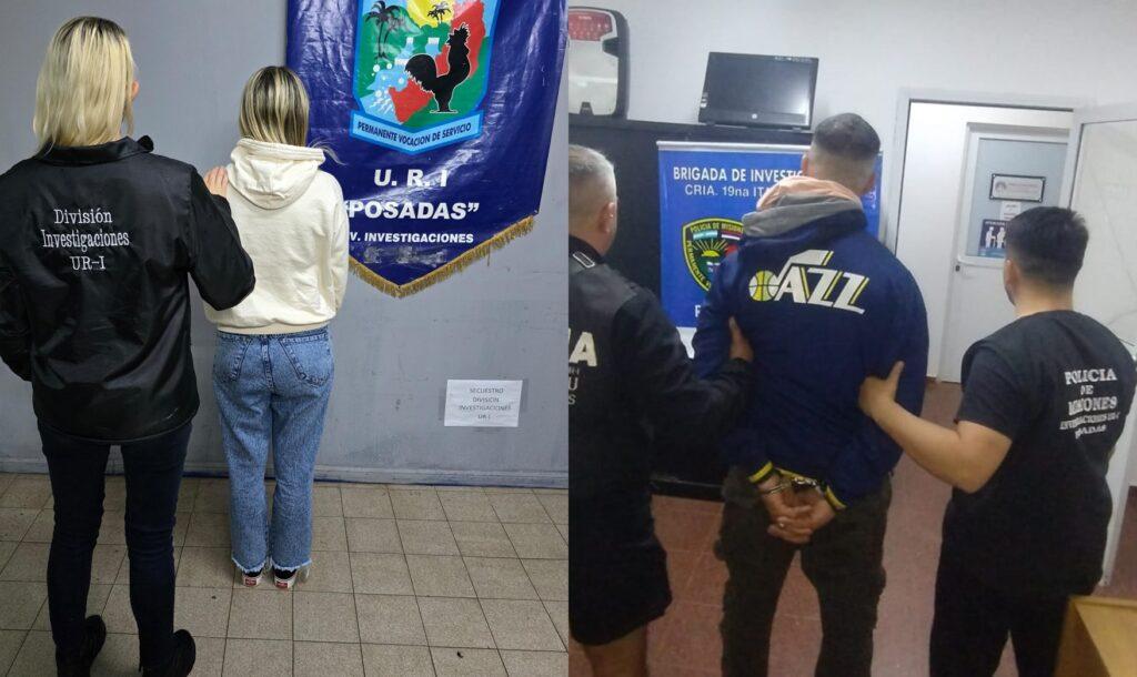 pareja robo detenida posadas