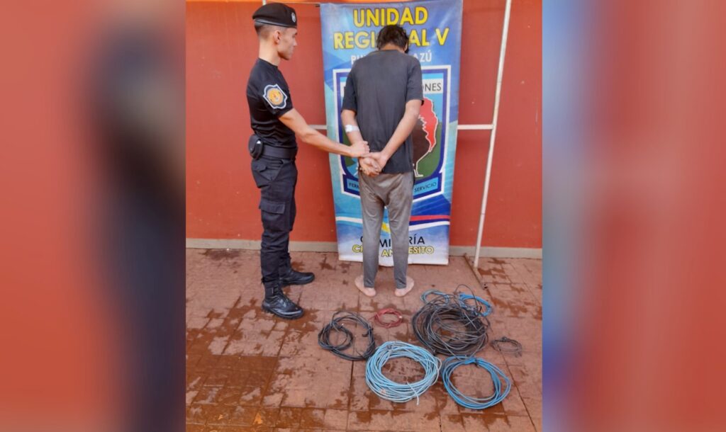 robo de cables en Andresito