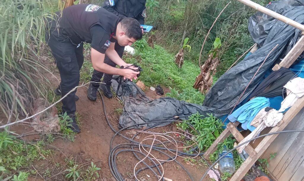 ladrones de cables en San Ignacio