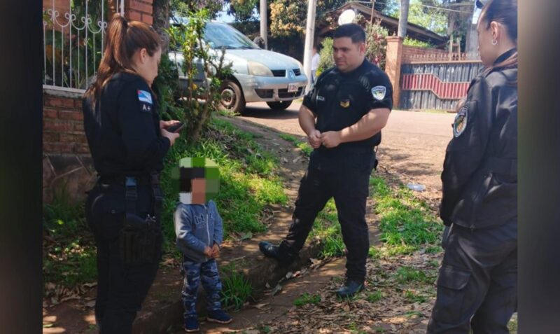 niño rescatado San Pedro