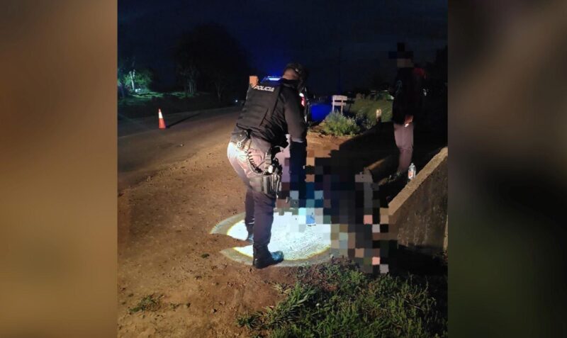 atropello en El Soberbio escapo