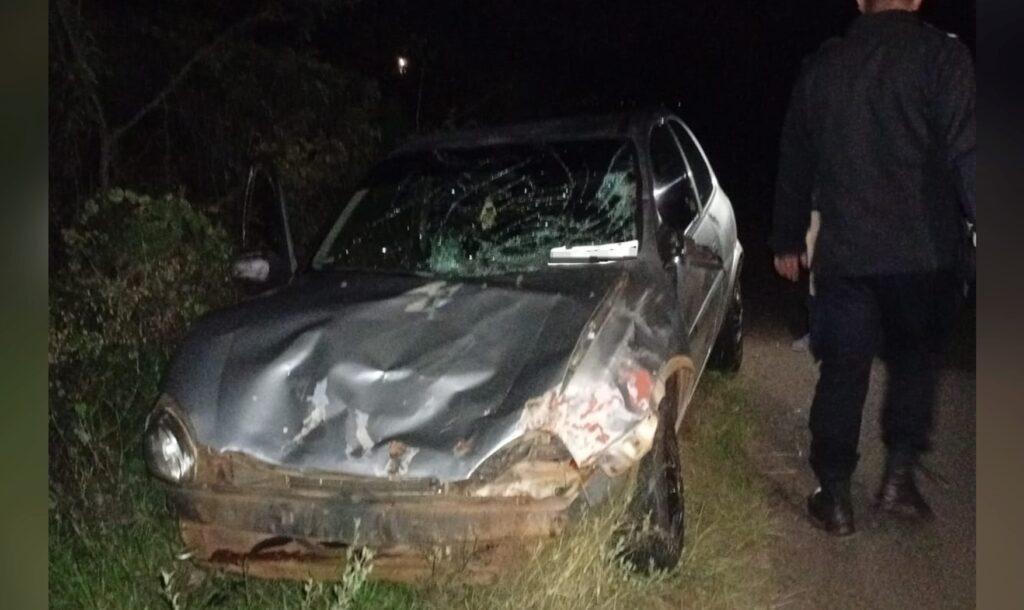 accidente auto vaca Cerro Corá