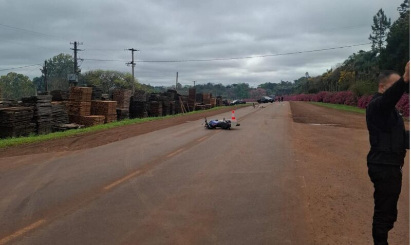 motociclista ciclista choque villa bonita