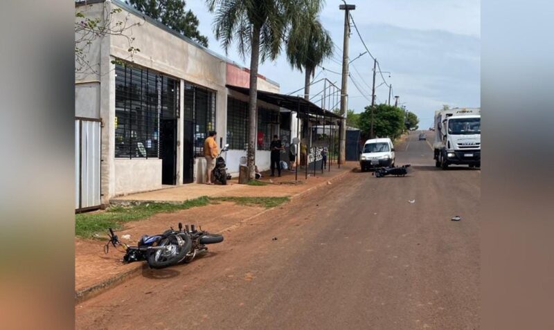 choque motocicletas fangio posadas