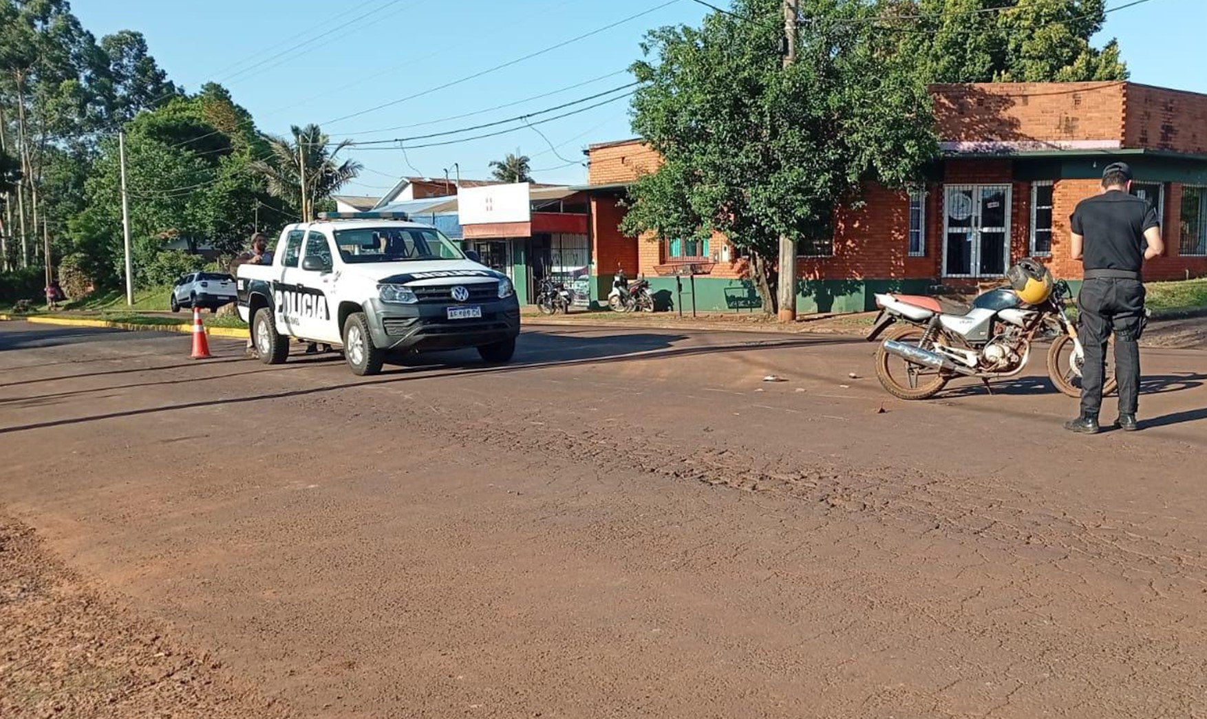 despiste motociclista garuhape