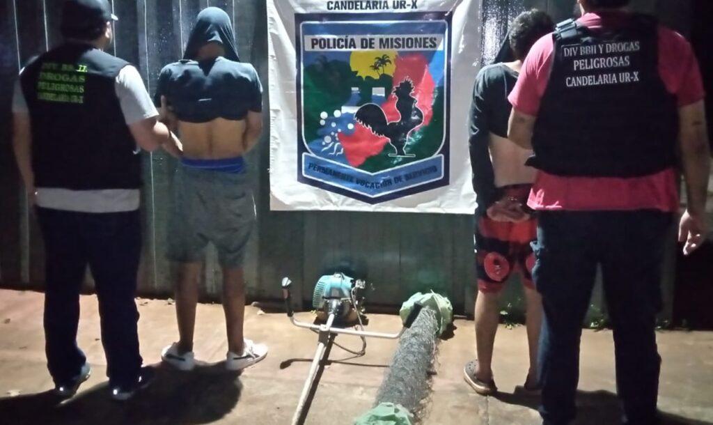 detenidos candelaria desmalezadora