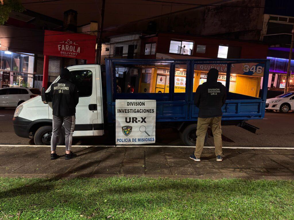 estafa camión motoniveladora obera