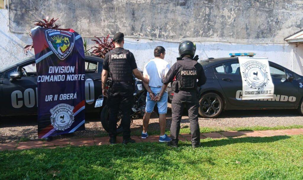 prófugo detenido en cancha en Oberá