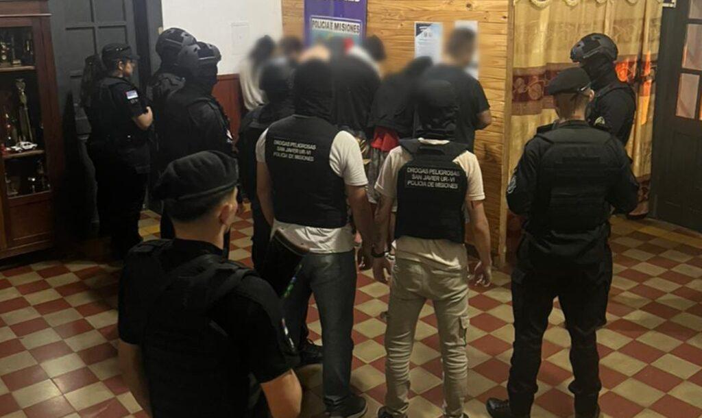 operativo san javier droga robos