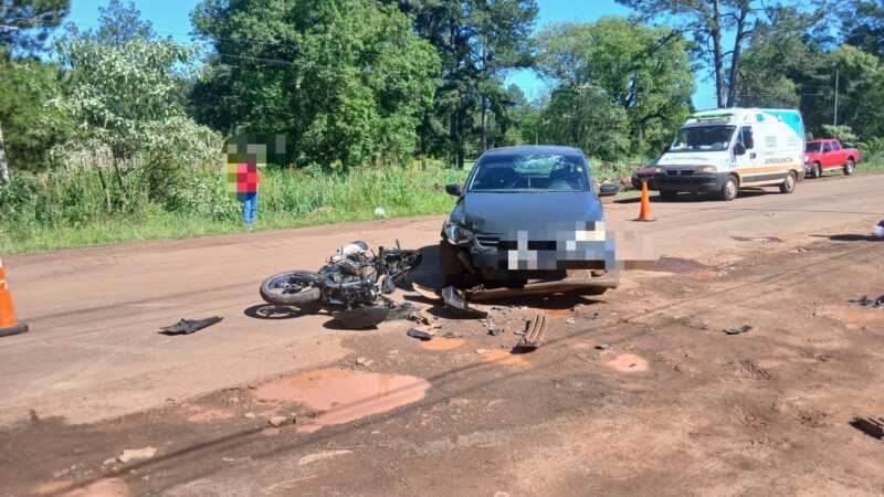 choque motociclista rusia zorzales alem