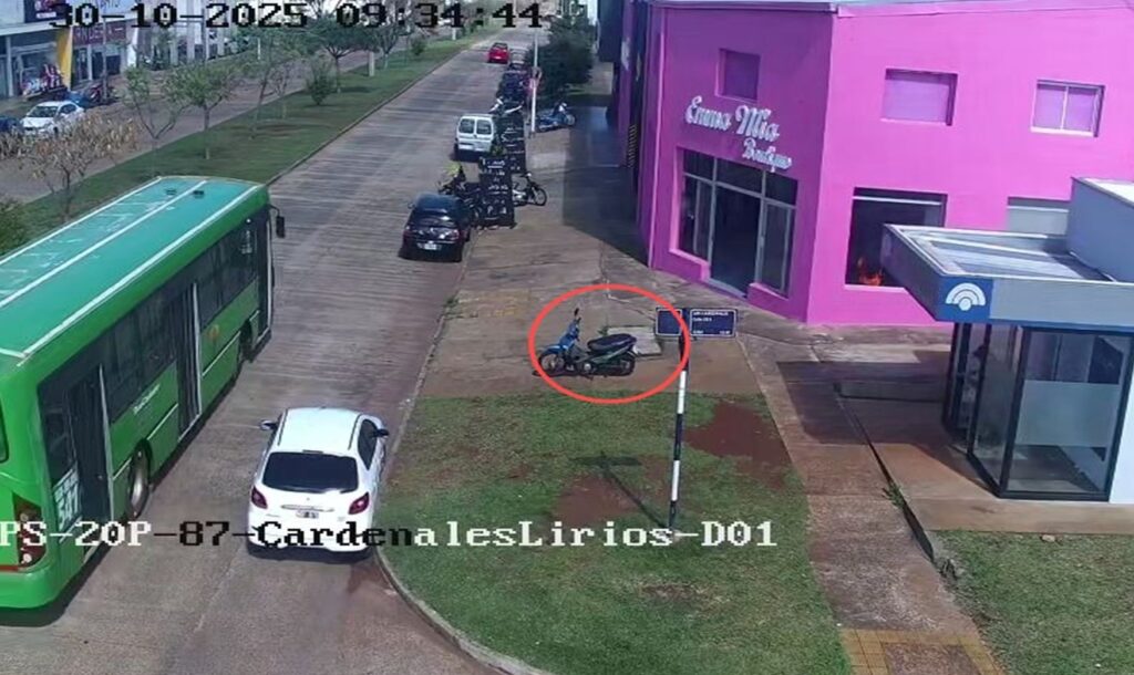 moto robada cajero posadas