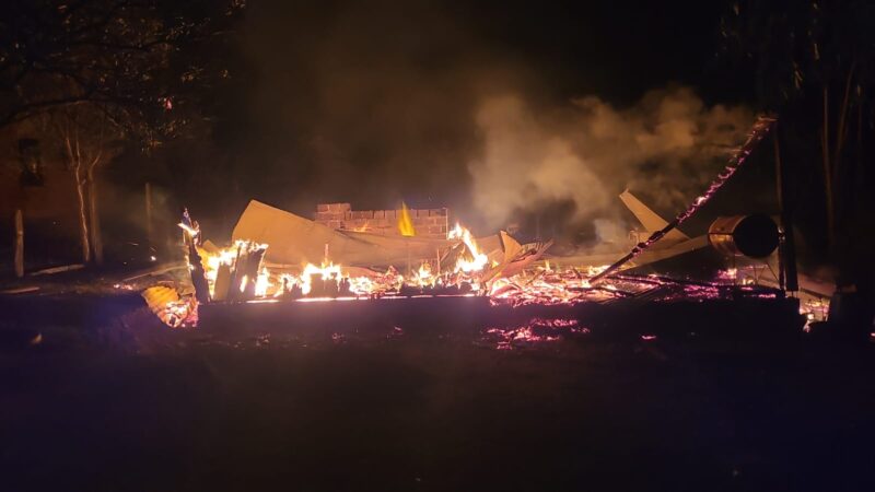incendio en Gobernador López