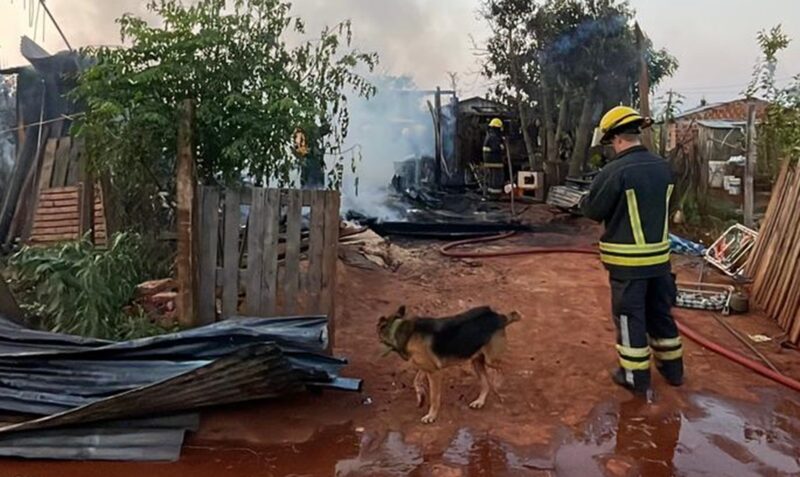 incendio en San Vicente