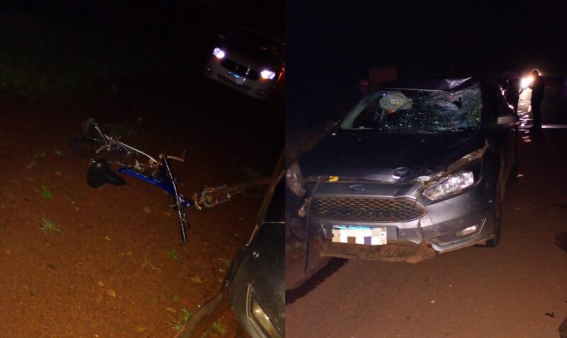 ciclista atropellado Concepción de la Sierra