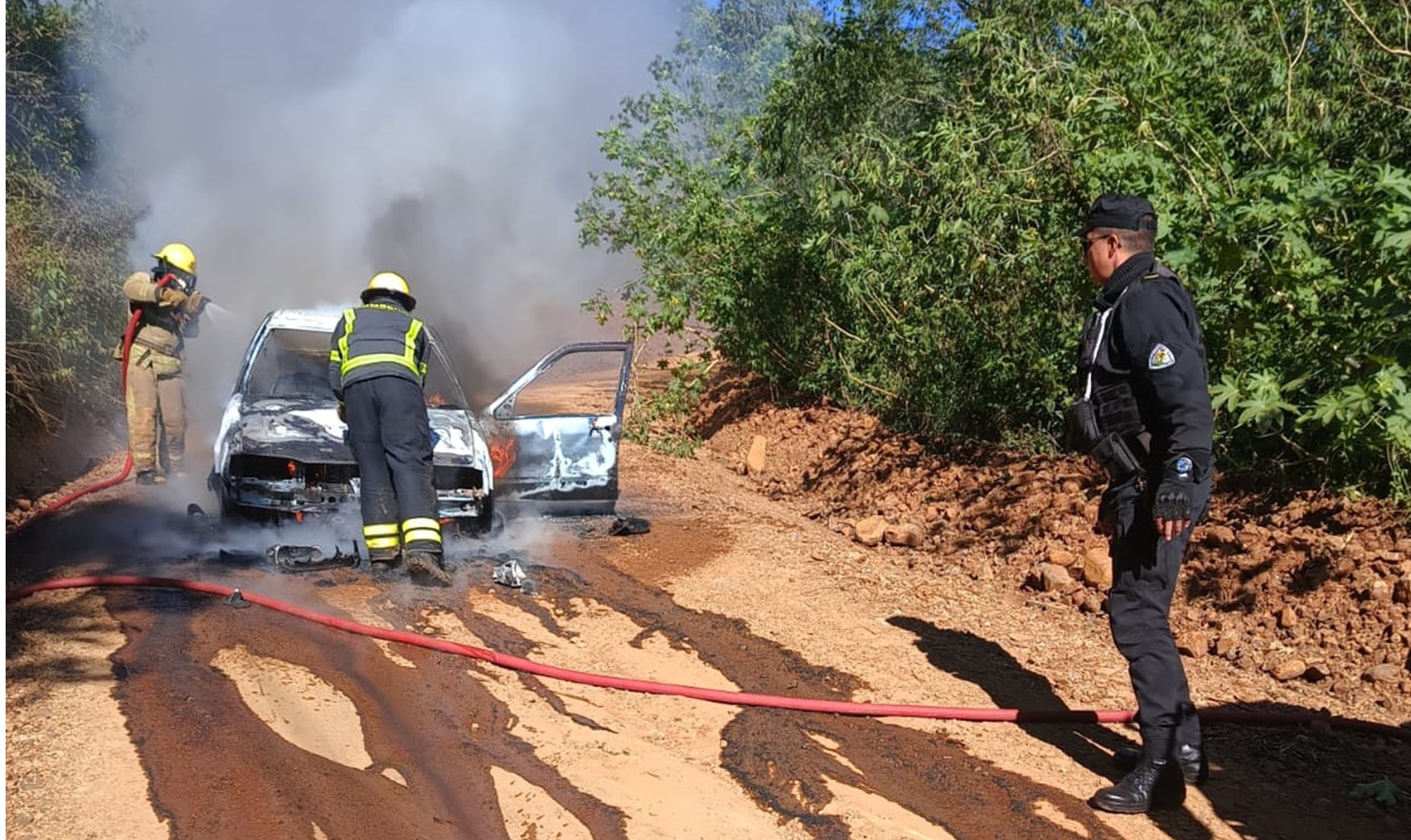 incendio renault 19 el soberbio