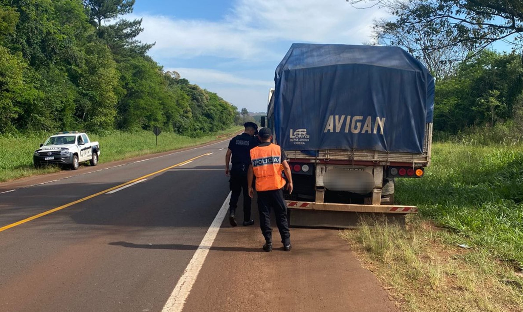 despiste camion esperanza ruta 12