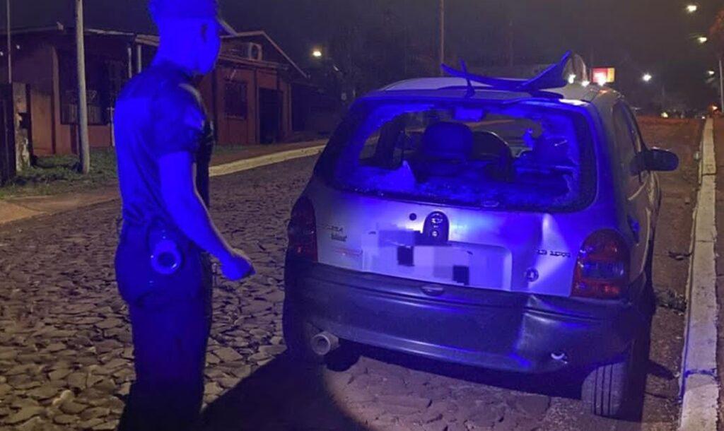 mujer atropellada por su auto en Jardín América