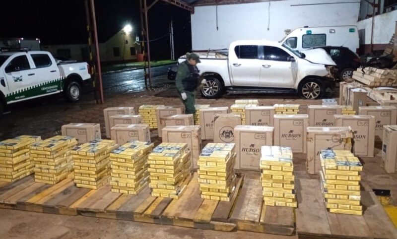 camioneta cigarrillos choco bernardo de irigoyen