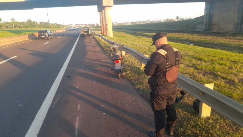 despiste motocicleta acceso sur