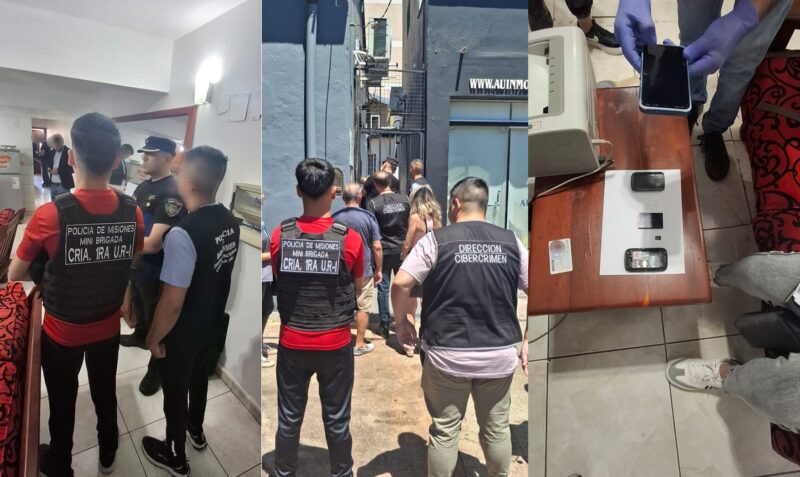 allanamiento por filmar menores en Posadas