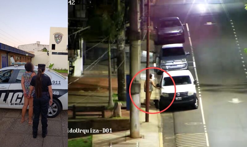 mujer detenida Posadas forzando autos