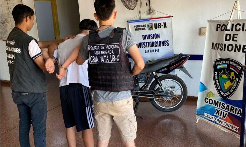 detenido porteño robo moto garupa