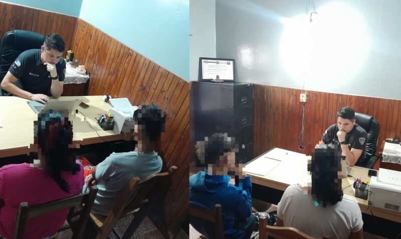 menores machete herido san vicente