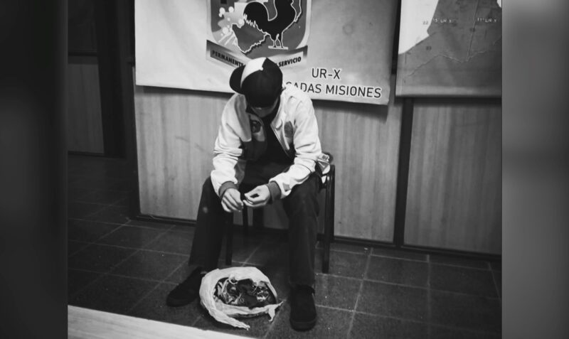 madre abandonó a su hijo Posadas