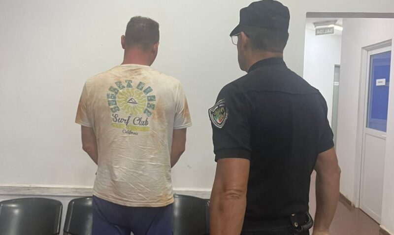 conductor escapo chocar ruta 12 detenido