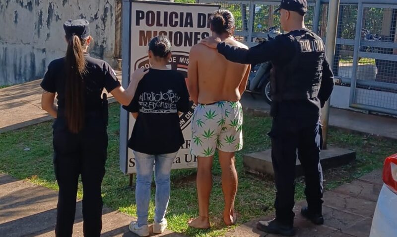 agente policia robo celular posadas
